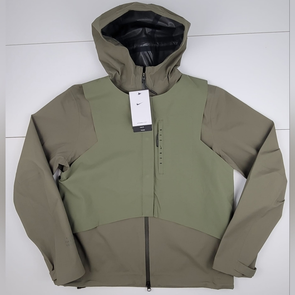 Nike Storm-FIT Run Division Women Full-Zip Hooded Jacket Size XXL DV1247-222 New